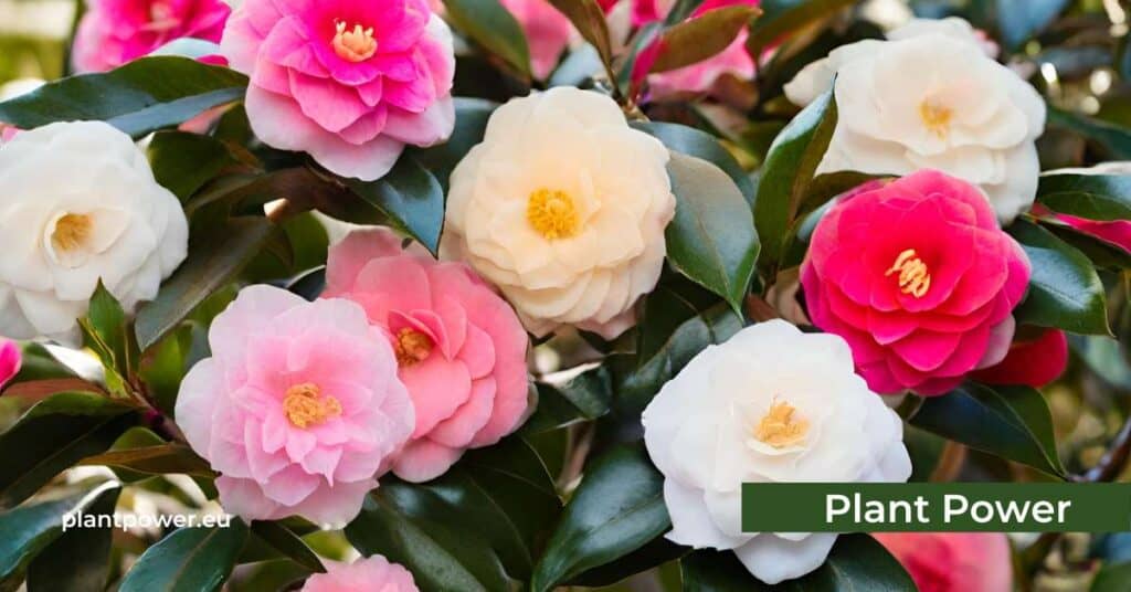 camellias are a diverse group of flowering plants that offer a wide range of blooming seasons